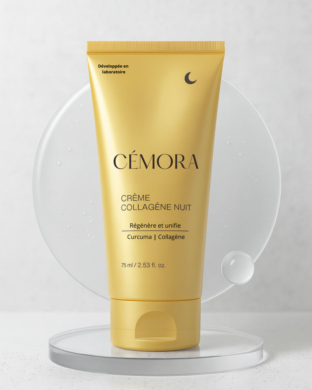 Crème de Nuit Réparatrice au Collagène & Curcuma