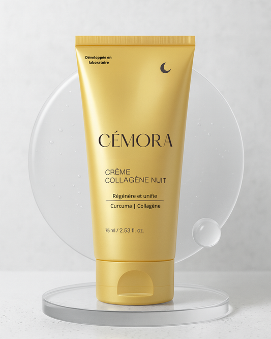 Crème de Nuit Réparatrice au Collagène & Curcuma
